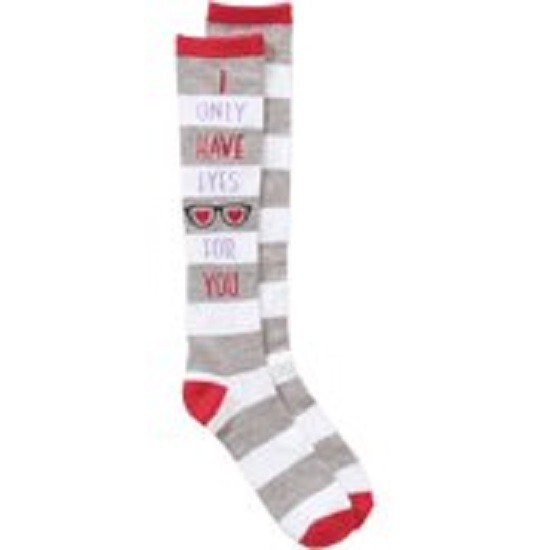 SAOLA Nuovi con etichette~calzini al ginocchio a righe marca Wal mart taglia 4 10~carini