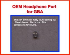 Original Nintendo Game Boy Advance Motherboard OEM GBA Headphone Port