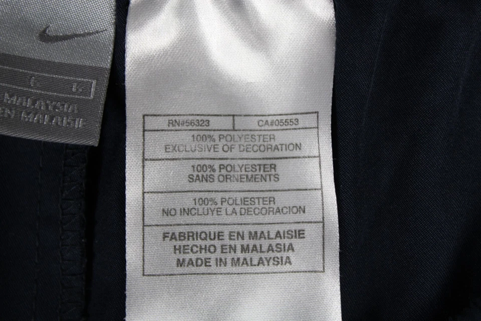 Pantalones Nike Activewear para mujer talla L cintura 35" azul cordón cintura elástica Foto 4 de 4