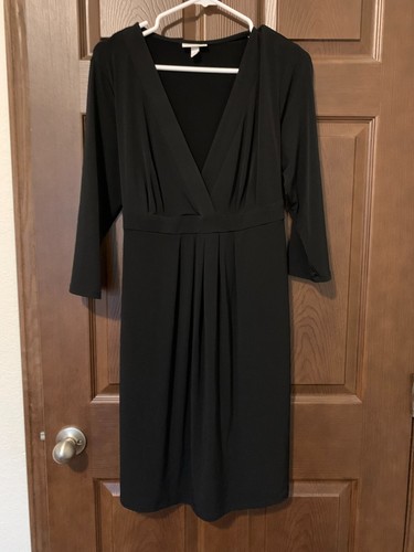 Liz Lange Maternity Black Dress - Size Large - Picture 1 of 3