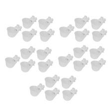 25 Set Hanging Chicken Waterer Automatic Drinking Bowl Cup Poultry Drinking U AC