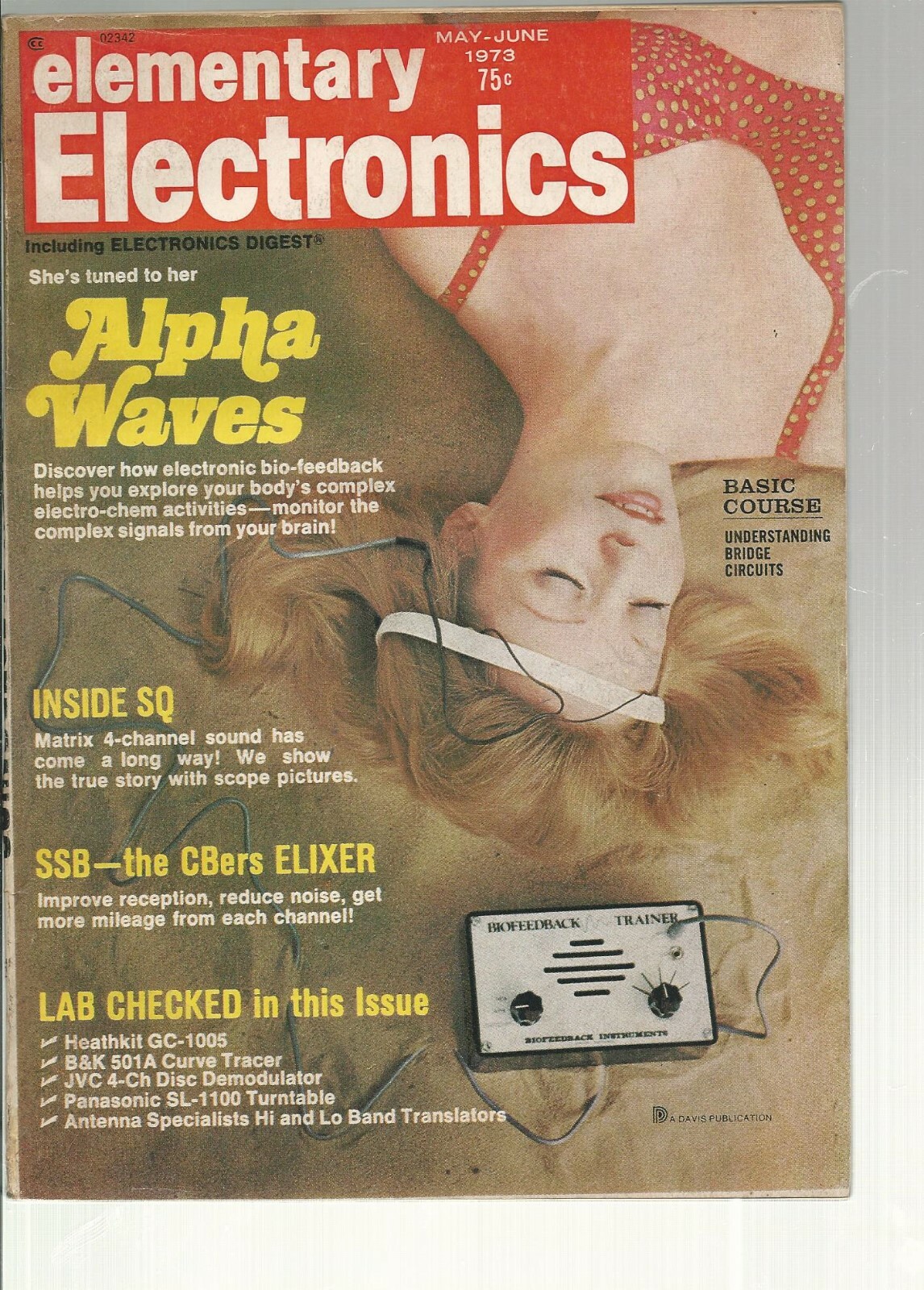 Elementary Electronics Magazine Alpha Waves MayJune 1973 eBay