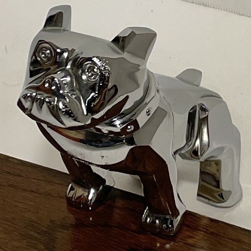 VINTAGE MACK TRUCK CHROME BULL DOG HOOD ORNAMENT DECOR eBay