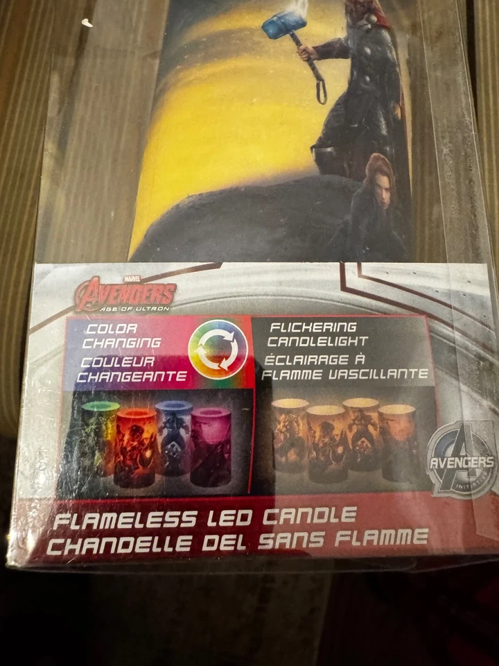 НОВАЯ беспламенная меняющая цвет свеча Avengers Age of Ultron - Изображение 4 из 4
