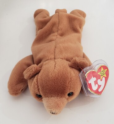Ty Beanie Baby Cubbie The Bear 1993 PVC Brand New