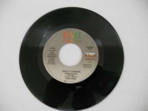 DAVID BOWIE Absolute Beginners 1986 Edited Version Vinyl 45 RPM Record - Picture 3 of 4