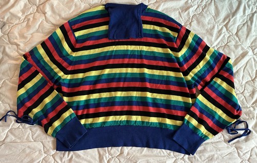 J.W. Anderson Uniqlo Rainbow Multicolor Turtleneck Sweater