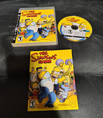 The Simpsons Game (PS3)  Manual Included PlayStation 3 complete cib