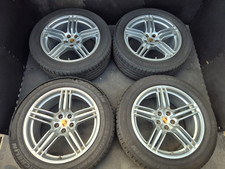 4x Genuine Porsche Macan 19" Alloy Wheels + Michelin Tyres