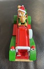 Large VTG 1990 Dakin Hand painted Wooden Santa Christmas Auto/ Decor 8.5” — photo 4