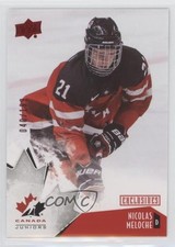 2015 Upper Deck Team Canada Juniors Exclusives 40/199 Nicolas Meloche #6 1o3