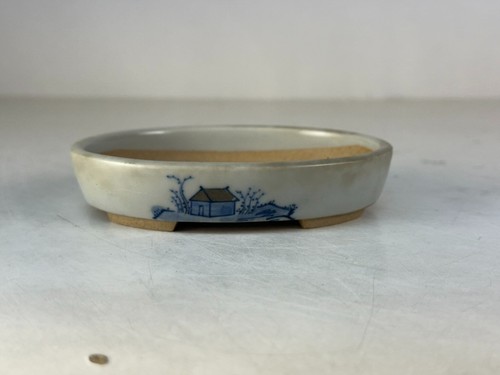 Marufuji  Japanese Bonsai Pot 4" + [w/ patina]