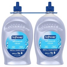 Softsoap Advanced Clean Liquid Hand Soap Refill, 80 oz, 2-pack