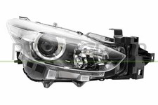PRASCO Hauptscheinwerfer H15 H11 rechts mit Stellmotor LWR für Mazda 3 BM BN