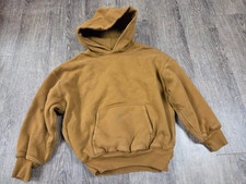YZY Yeezy Double Layer Hoodie Sweatshirt Youth Size Medium Brown GAP
