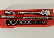Snap On Tools 1/4” Drive SAE 13 Piece Socket Set