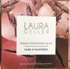 Laura Geller Baked Eyeshadow Quad — Pink Buttercream, 4 Shades