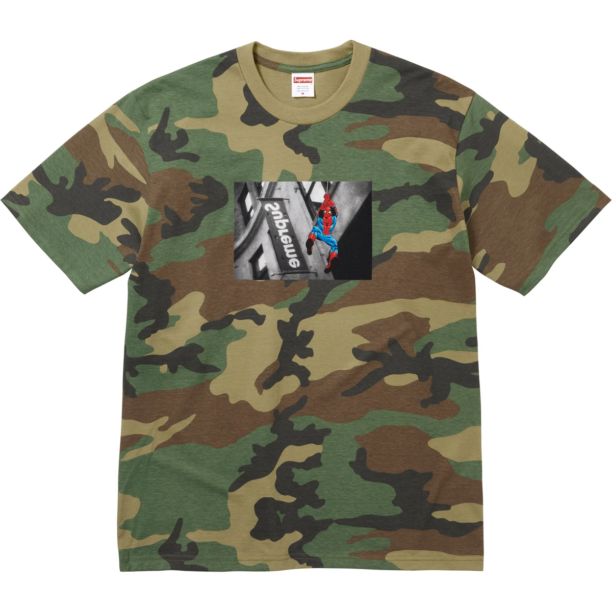 Supreme Spider-Man Tee SS26 - Brand New - Camo - IN HAND | eBay