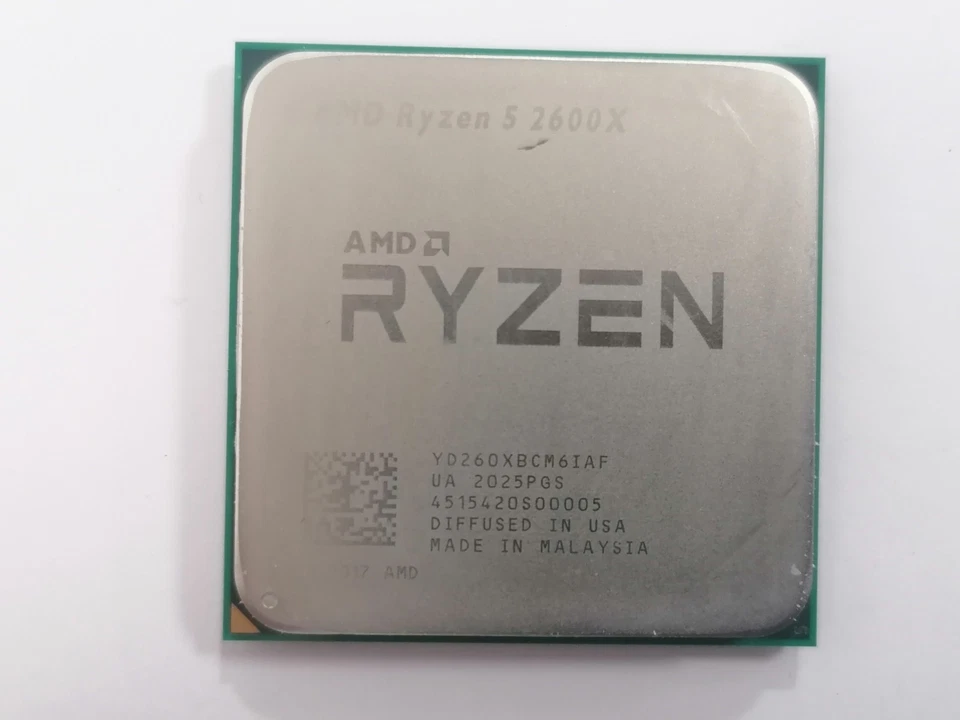 AMD Ryzen 5 2600X CPU 3.6GHz 6 Núcleos 12 Hilos 95W Socket AM4 - Imagen 1 de 3