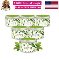 Sage Candle Gift Set, 6-Pack 6oz Natural Soy Wax Aromatherapy Scented Candles...