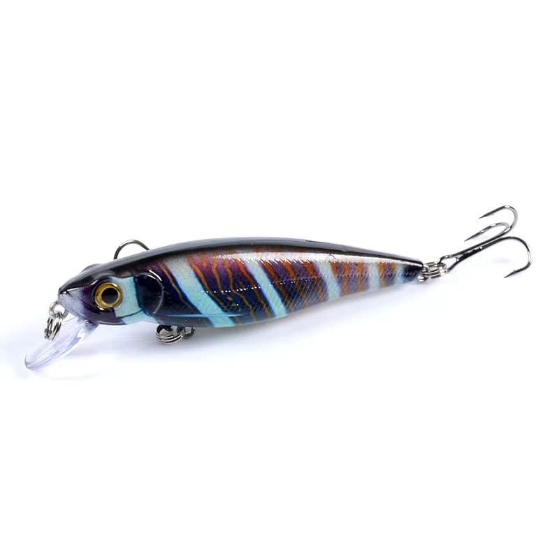 6 Pcs Vivid Minnow Lures, as Plugs Crankbait Pack and Jerkbaits for Trout Bas... - Image 6