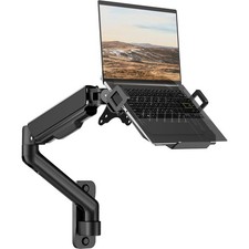 2-in-1 Laptop Wall Mount with Detachable Tray for 12-17" Laptops  Monitors  Ga