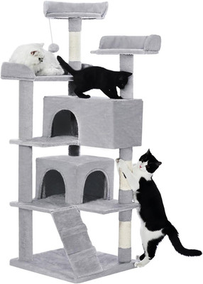 Made4Pets Cat Tree 54In Cat Tower for Indoor Cats Kitten Tree Multi-Level Cat Tr