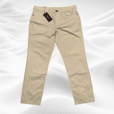 Public Rec Mens Dealmaker Performance VIP Chino Golf Casual Pants Sand 33(34)X28