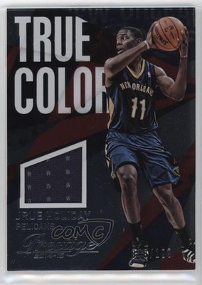 2014-15 Panini Prestige True Colors Materials Plus 48/199 Jrue Holiday #11 0ji1