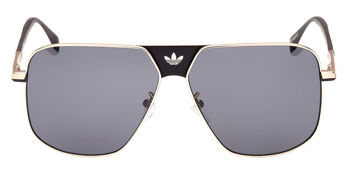Солнцезащитные очки Adidas OR0091 Мужские золотисто-дымчатые геометрические 60 мм Новые 100 аутентичные 17790₽