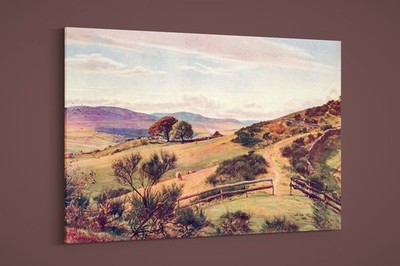 John Everett Millais - The Fringe of the Moor - Art Print on Paper or Canvas