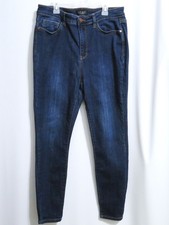 Judy Blue Los Angeles Jeans Skinny Fit Denim Womens Sz 13/31 Dark Wash 6 Pocket