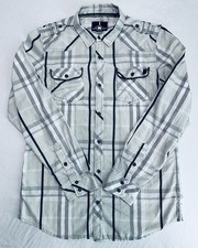 Buffalo Jeans Mens Large Plaid Long Sleeve Button Shirt