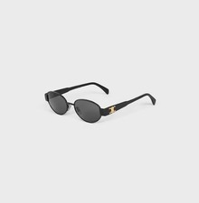 Celine Black And Gold Triomphe Metal 01 Sunglasses Authentic
