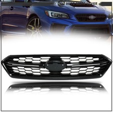 Front Bumper Center Grille Honeycom Black Fit For Subaru Wrx Wrx Sti 2018-2021