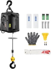 VEVOR Elektrische Seilwinde 2 in 1 498,95 kg 1500 W 7 m Hubhöhe