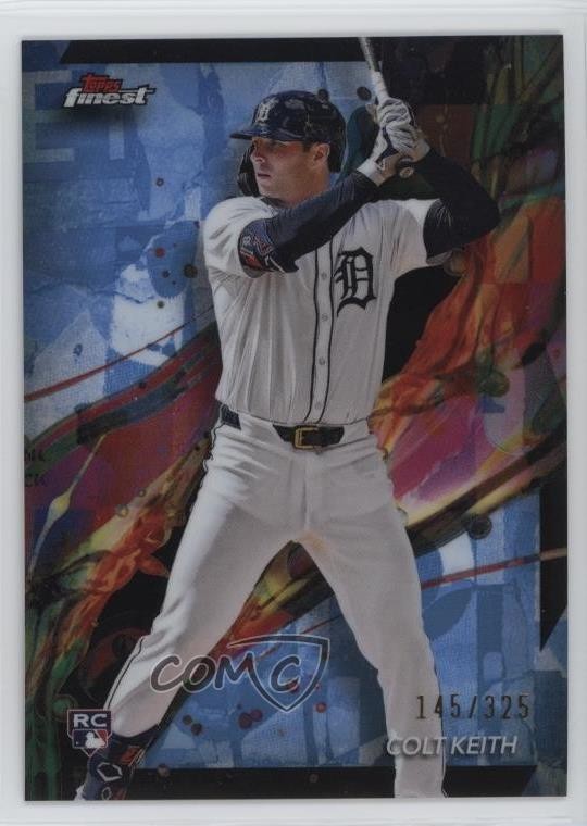 2024 Topps Finest Common Sky Blue Refractor /325 Colt Keith #38 Rookie RC 1k9t