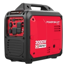 PowerSmart 3000W Gas Generator, 5H Long Runtime, Quiet Operation, Camping Use