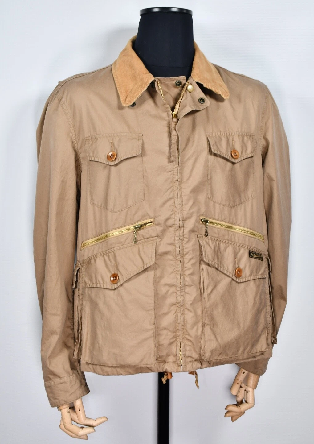 Polo Ralph Lauren Baywood Wading Jacket Cotton Twill Montana Khaki size L