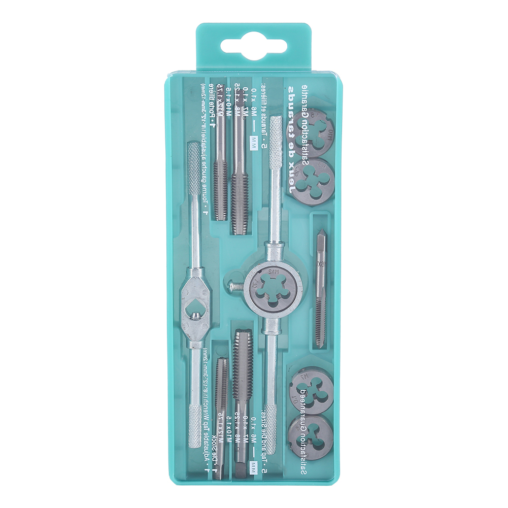 12pcs Tap And Die Set Durable Thread Taps For Vehicles