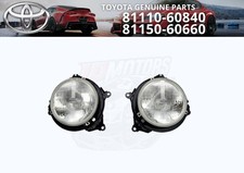 Toyota Genuine Land Cruiser Prado 90 Round Headlight Lamp Lh Rh Set Jdm Toyota Genuine Land Cruiser Prado 90 Round Headlight Lamp Lh Rh Set Jdm