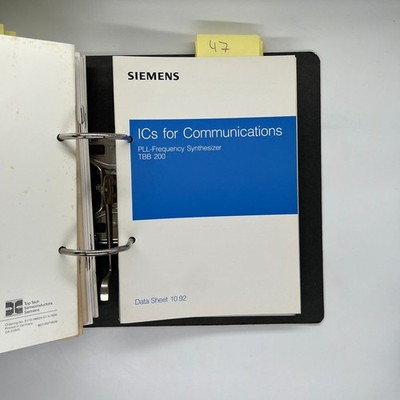 ICs for Communications / PLL-Frequency Synthesizer TBB 200 / Data Sheet #47