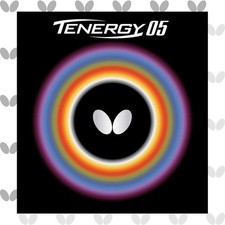Butterfly Tenergy 05 Table Tennis Rubber 1.7, 1.9, or 2.1 mm Red or Black