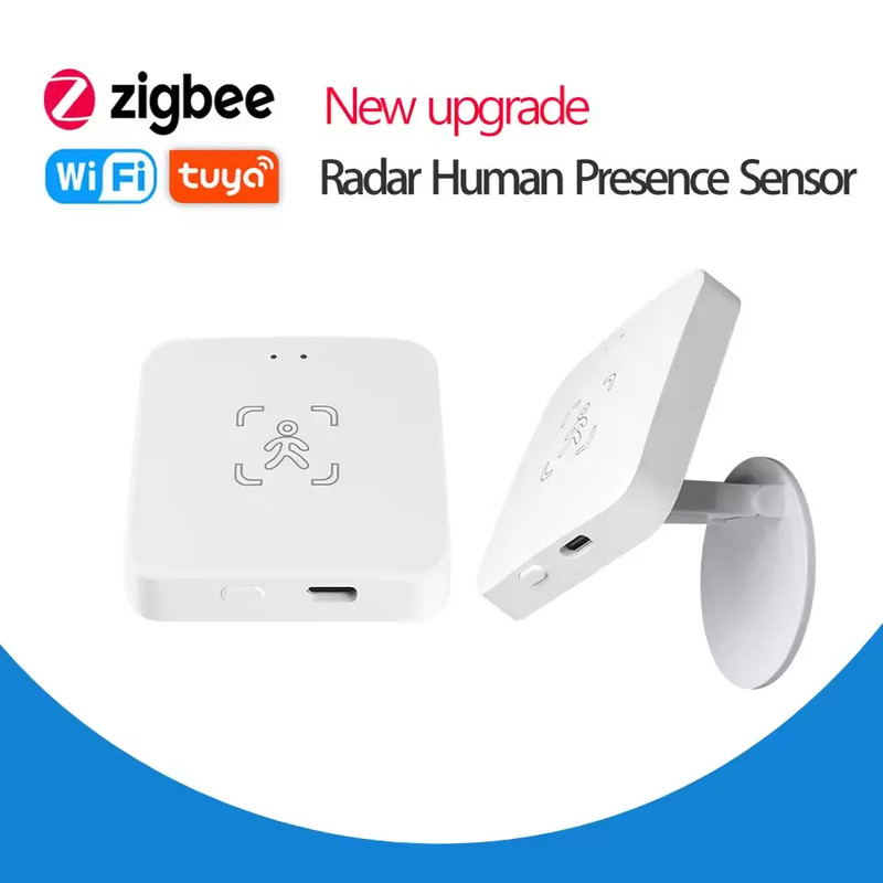 Smart mmWave Radar Presence Sensor WiFi Zigbee Home Assistant Z2M Detection