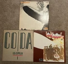 Lot of 3 Led Zeppelin Vinyl Records Coda, Zeppelin 1 & 2 Classic Rock