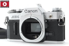 N MINT Canon AE-1 Silver 35mm SLR Film Camera Body Only w/Strap From JAPAN