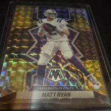 2025 Panini Mosaic Choice Black Gold Prizm Matt Ryan Colts #82 /8
