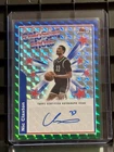 NIC CLAXTON 2024-25 TOPPS FINEST COLOSSAL SHOTS GREEN GEO AUTO /75 BROOKLYN NETS