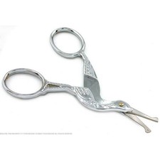 Safety Stork Scissors for Sewing Knitting Embroidery Craft Hobby Tool 3 1/2"
