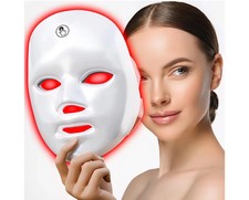LED Facial Mask 7 Color Light Therapy Face Mask Skin Care Device -All Skin Types